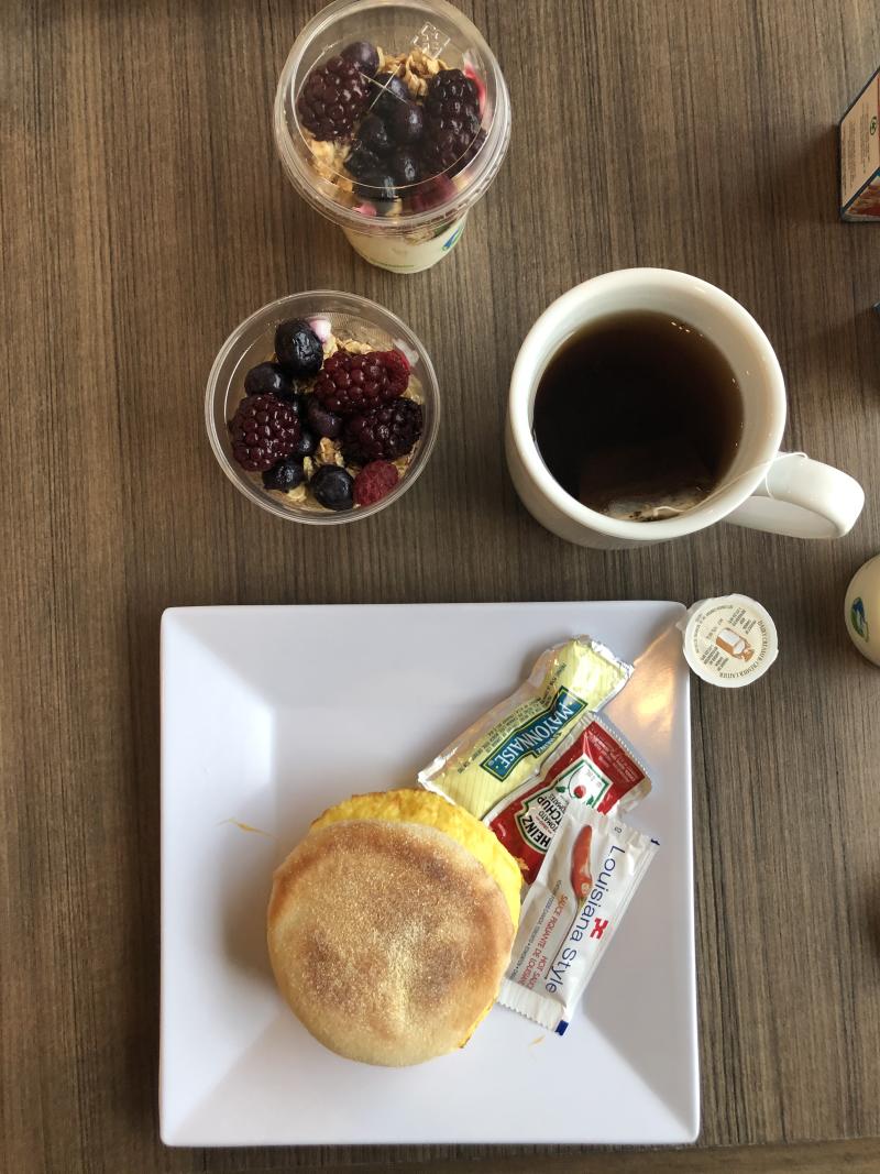 Continental Breakfast at Hyatt Kelowna