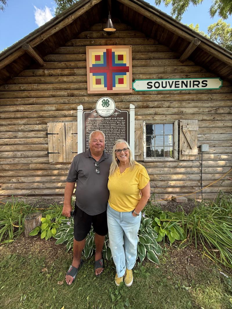 Larry Gaffey and Melody Judge, managers of the Walworth County Fairgrounds