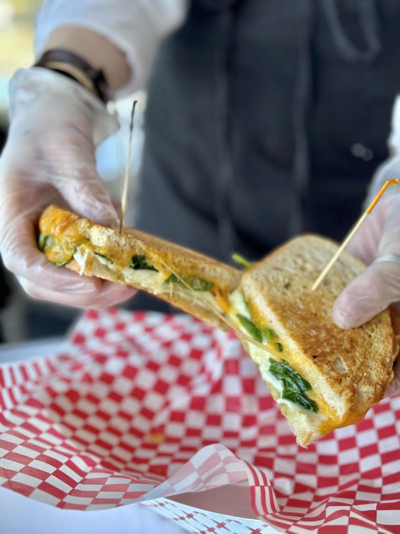 Pesto Grilled Cheese