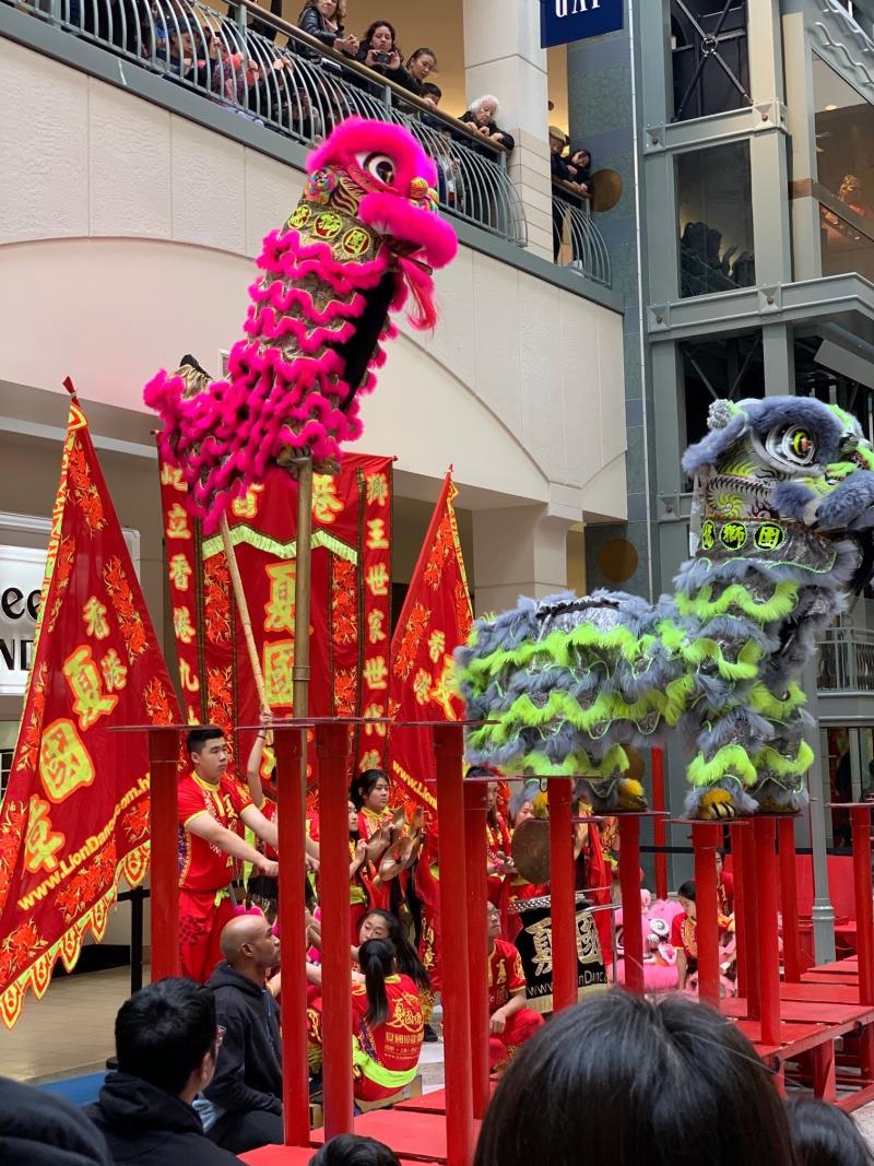 Lion Dance at Hillsdale Shopping Center