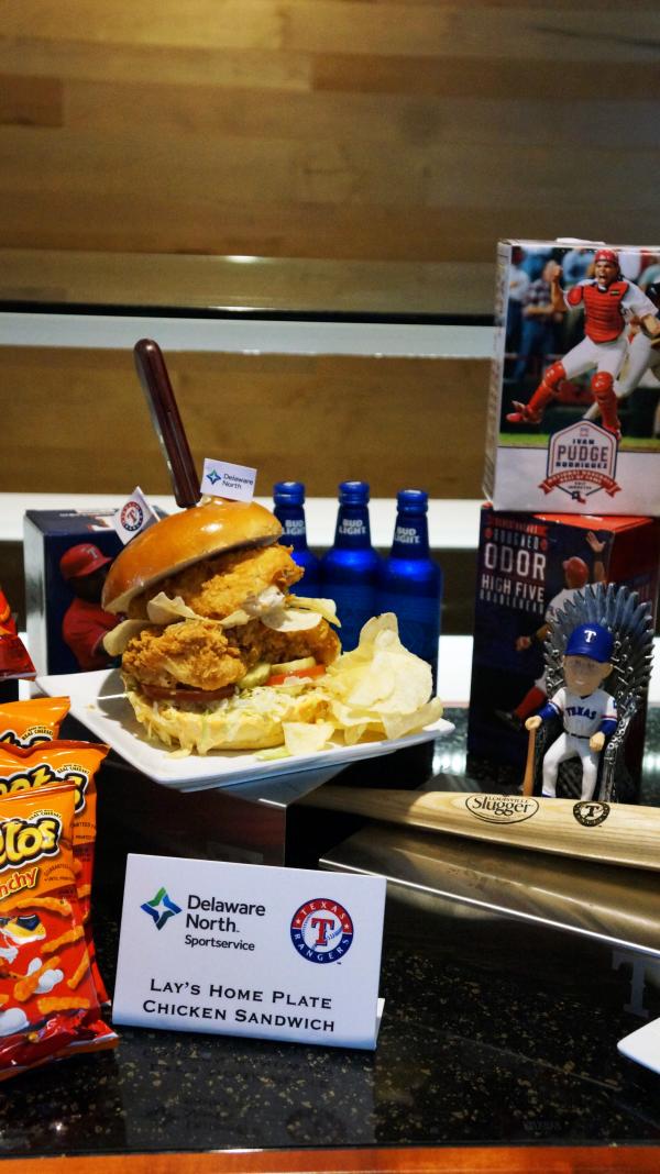 Check out the ballpark food menu for the Texas Rangers