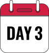 Day 3 Calendar icon