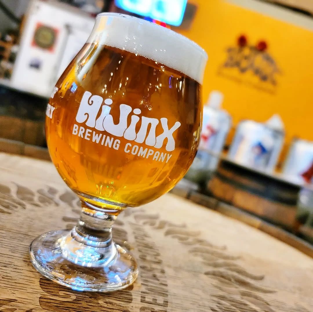 An IPA at Hijinx Brewing Company in Allentown, PA