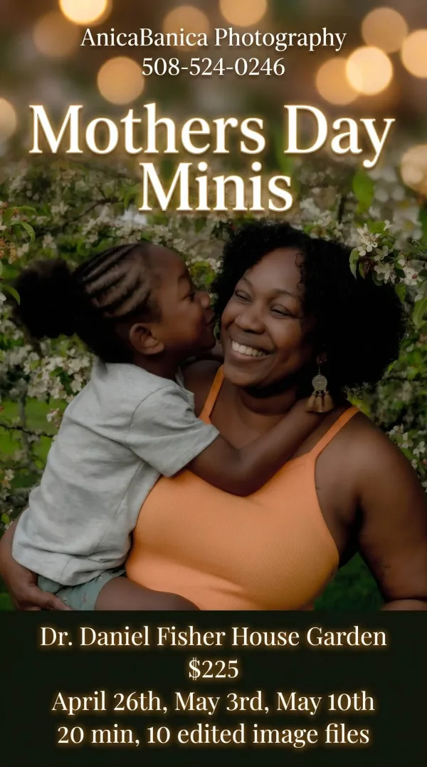 AnicaBanica Photography Mothers Day flyer