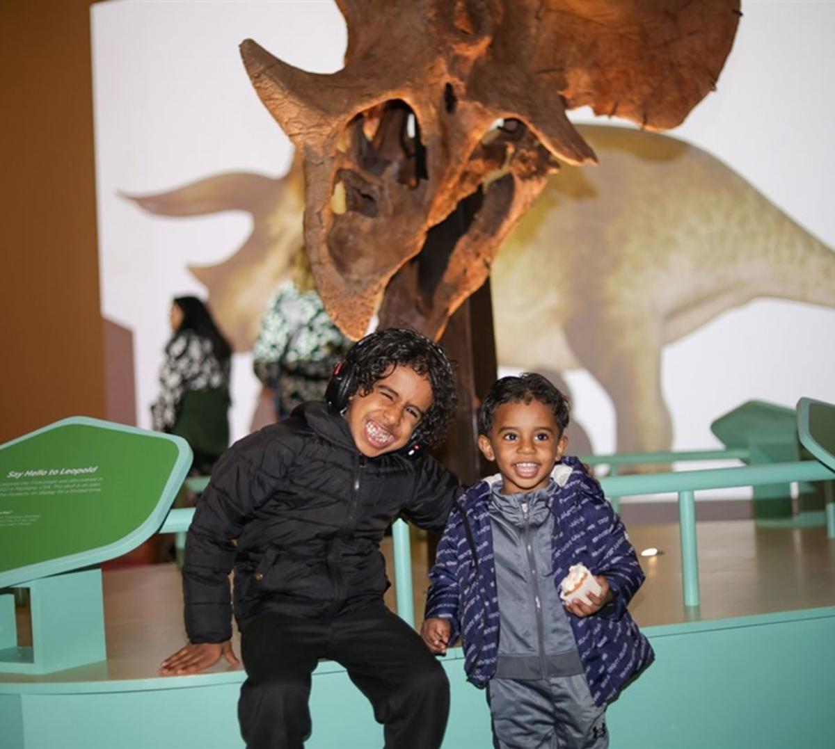 Children enjoying an exhibition at Manchester Museum