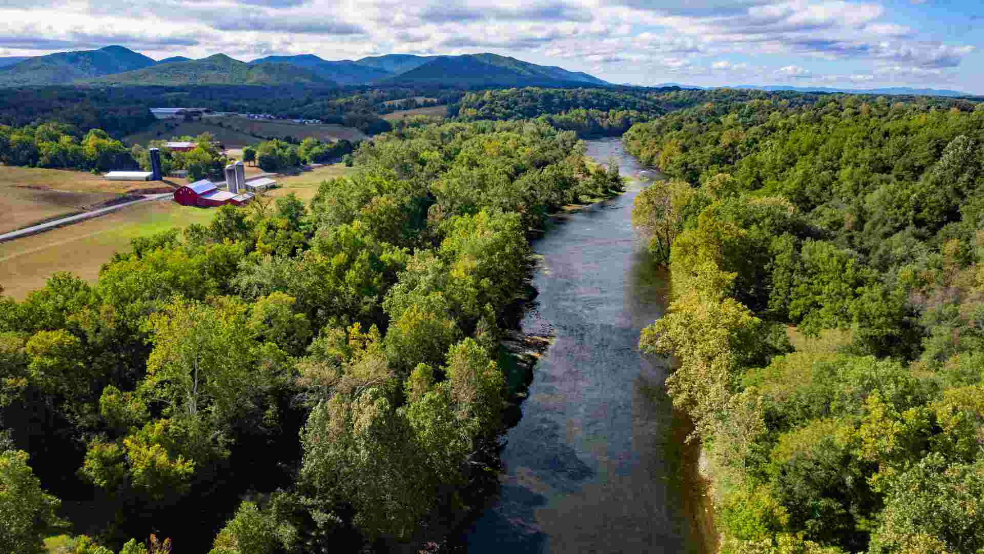 Spring on the Shenandoah River