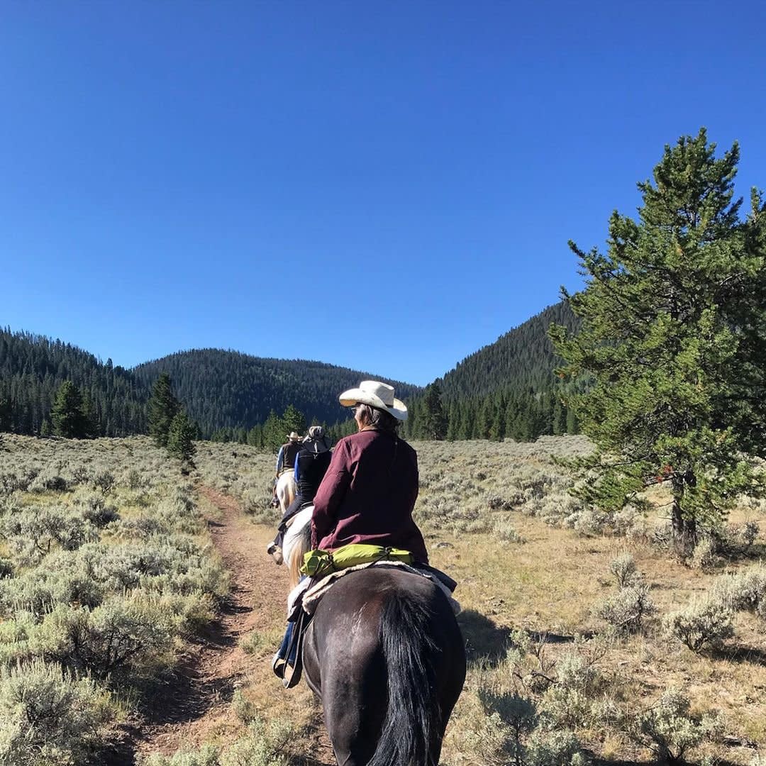 Photo by user elkhornranchmontana, caption reads Thanksgiving on the horizon has us thinking about all the summer rides we’re thankful for!
#elkhorn #thankful #summer #horsebackriding #vacation #montana #horses #adventure #ranchvacation #optoutside #bigsky #themountainsarecalling #thanksgiving