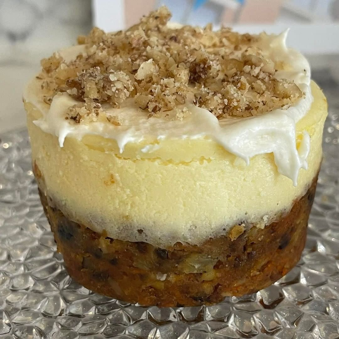 Try this Carrot Cake option from B's Cheesecake