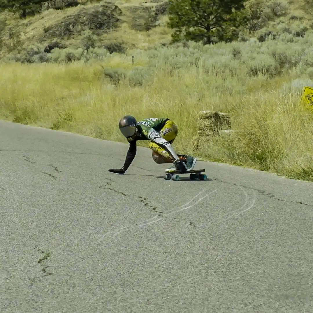 Knox Mountain Downhill Longboard Rider