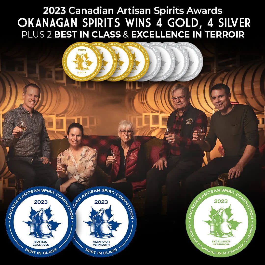 Okanagan Spirits - 2023 Canadian Artisan Spirits Awards