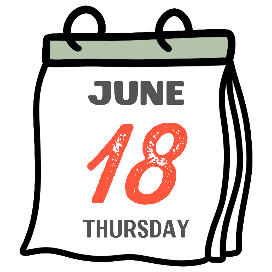 June 18 Calendar Date