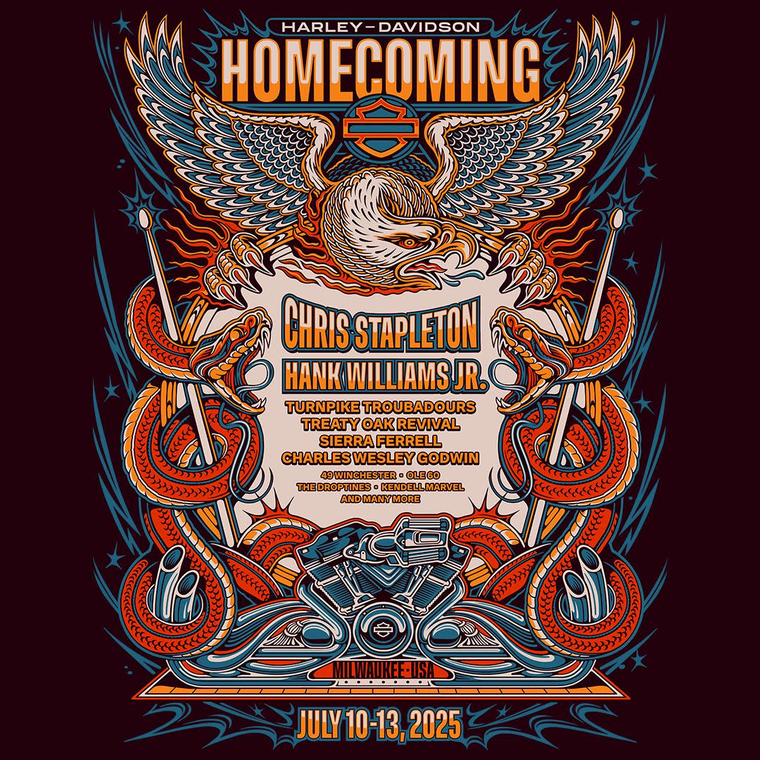 2025 Harley Davidson Homecoming Lineup Released