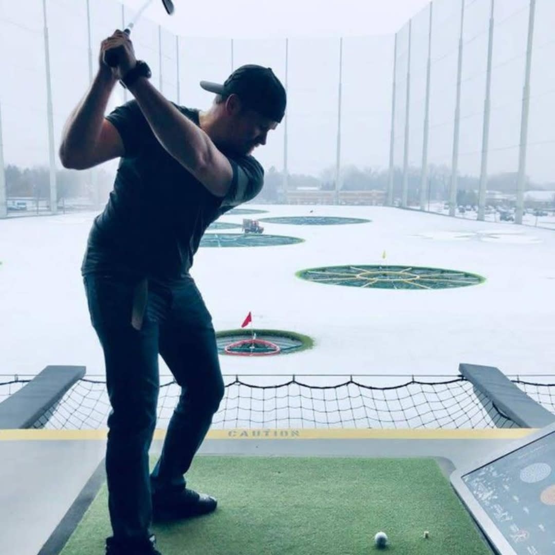 Winter fun at TopGolf in Brooklyn Center, Minnesota
