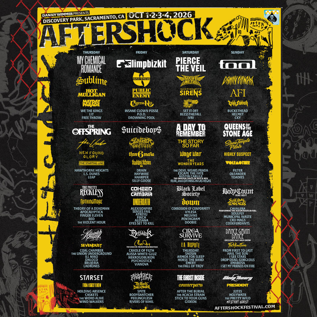 Aftershock 2026 Lineup