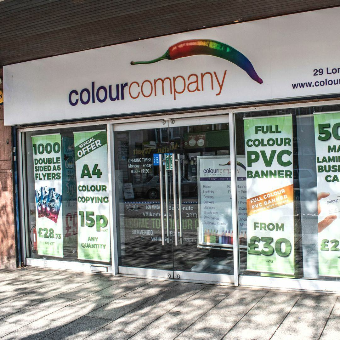 The exterior of Colour Company
