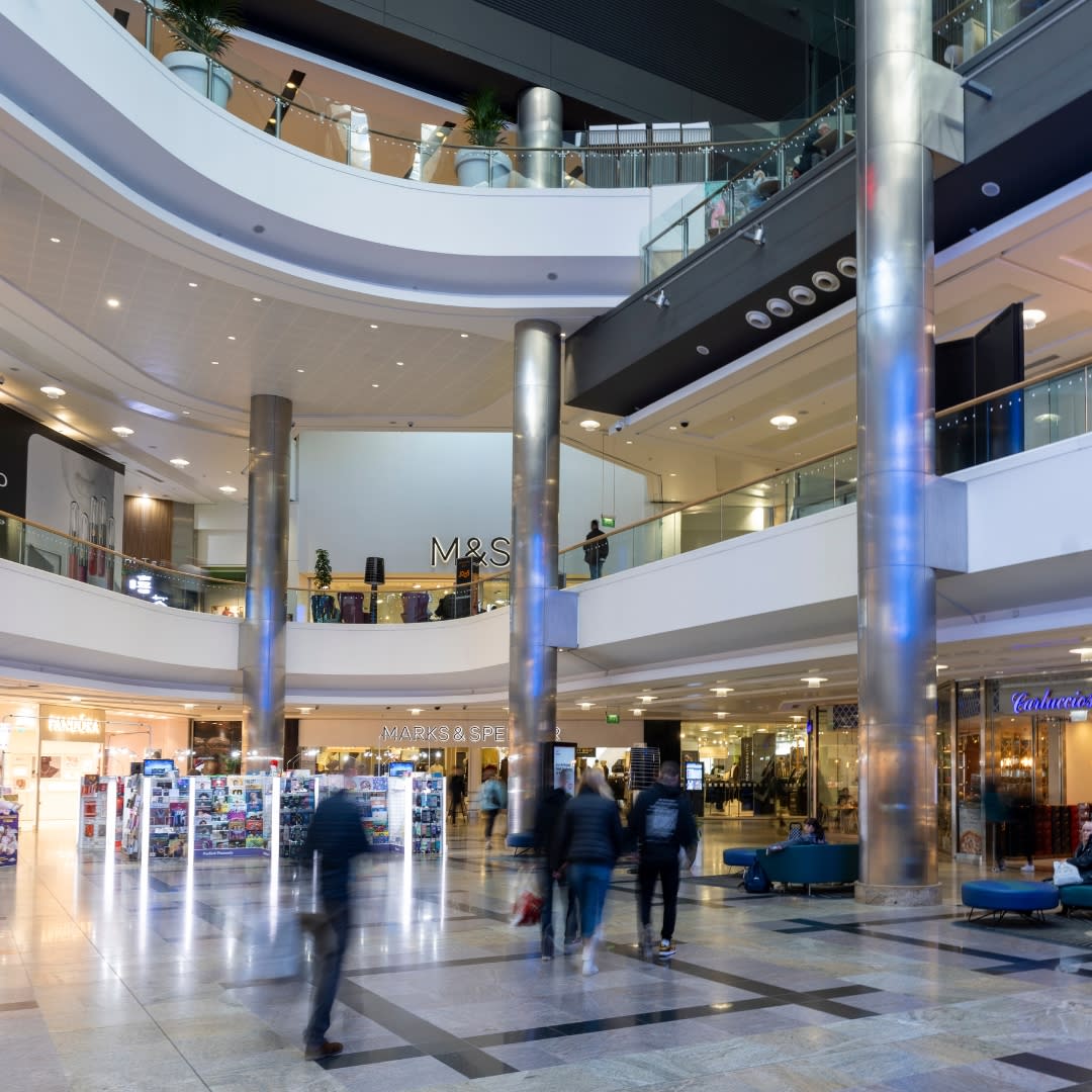 Ground floor area of Westquay Shopping Centre