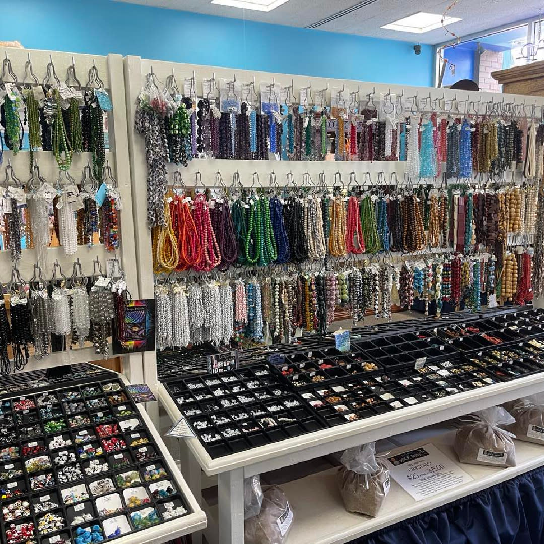Check out Blue Bead and Rock Shop for a variety of unique rocks and beads from all over the world!