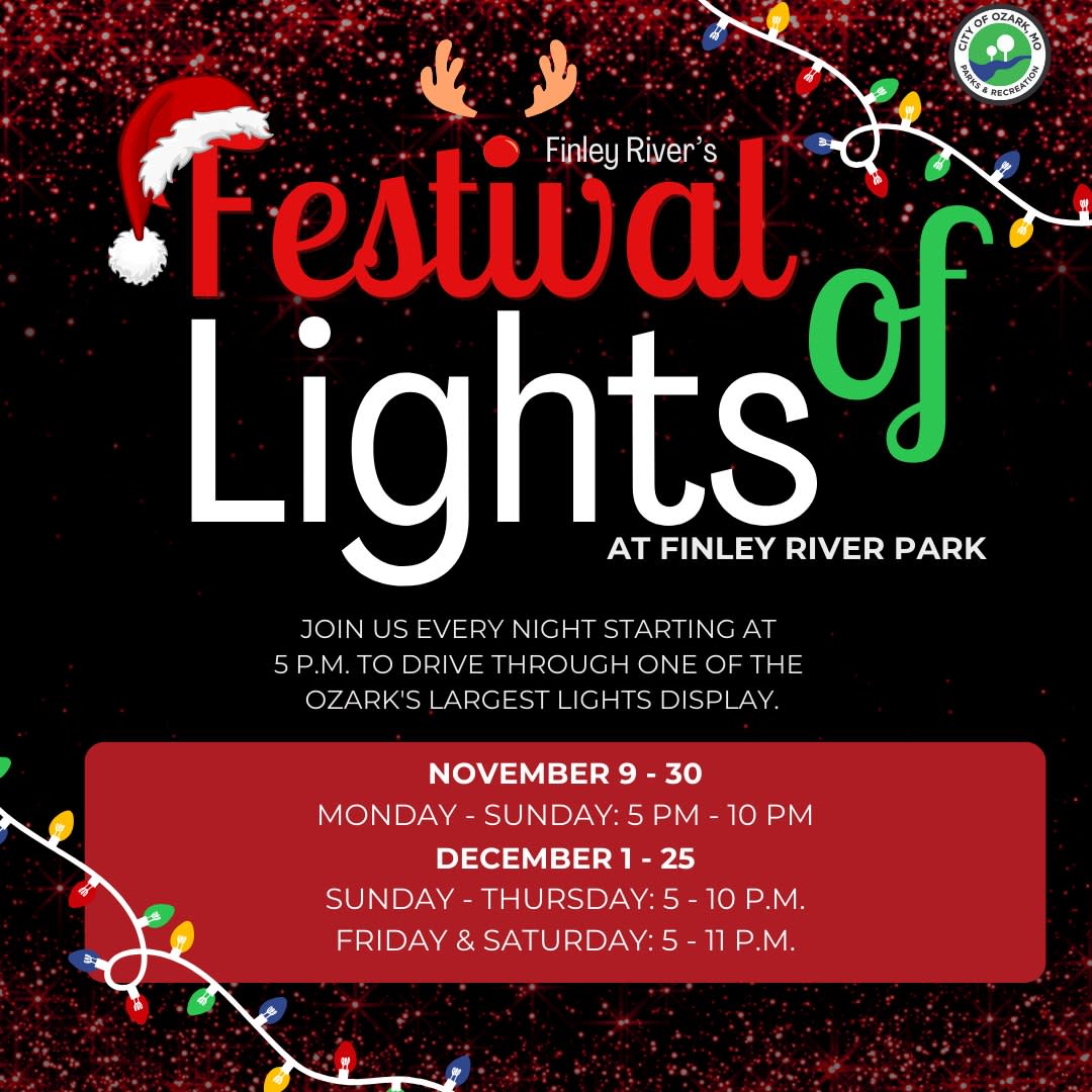 Festival of Lights at Finley River Park 2023