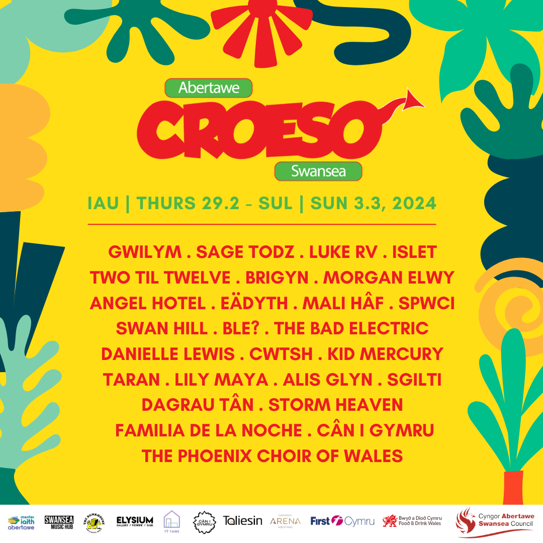 Colourful Croeso logo