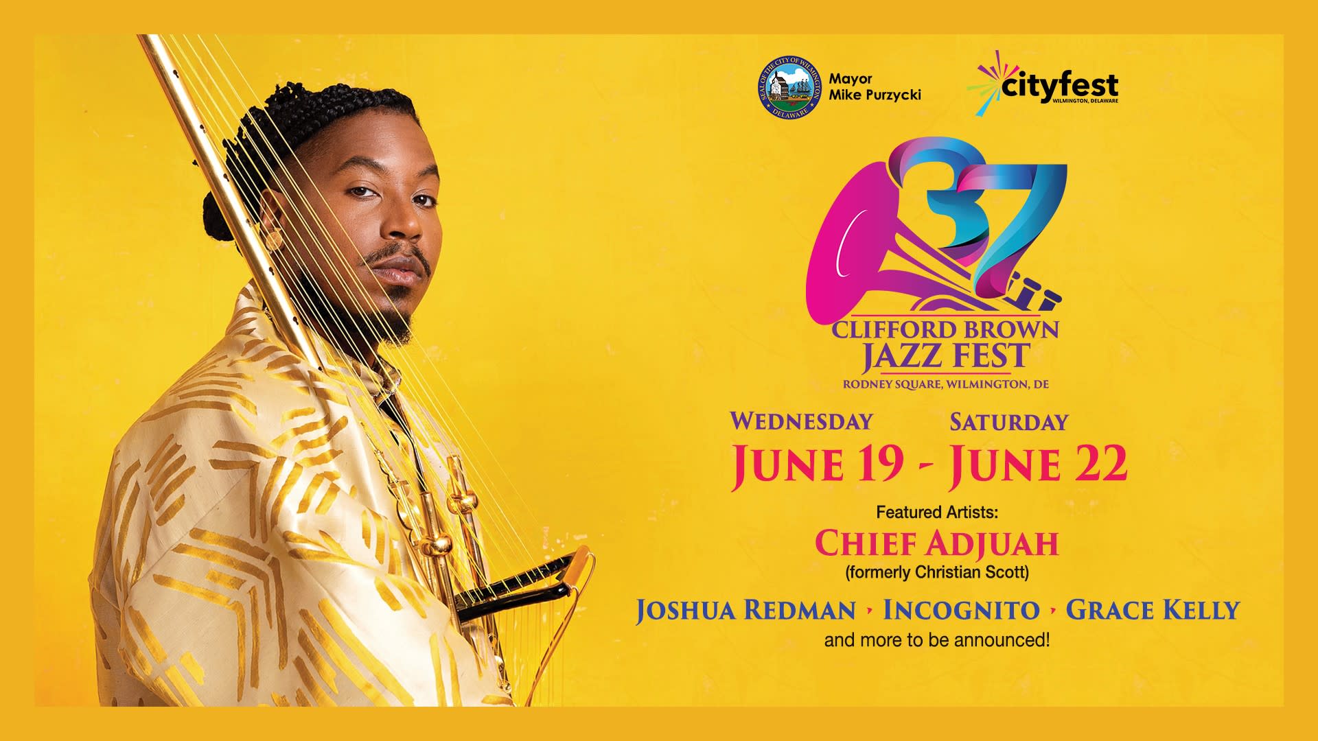 Clifford Brown Jazz Festival Lineup & PostFestival Sessions