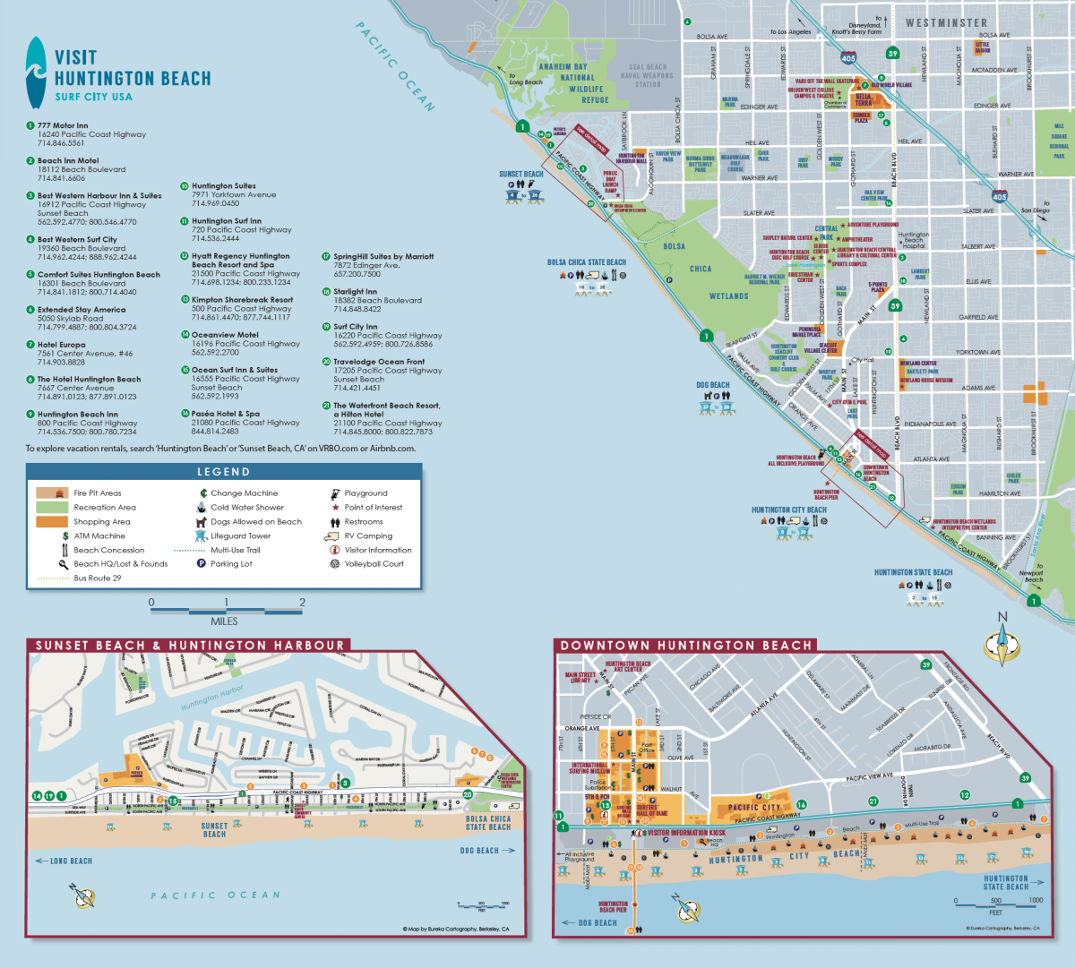 City of Huntington Beach Map