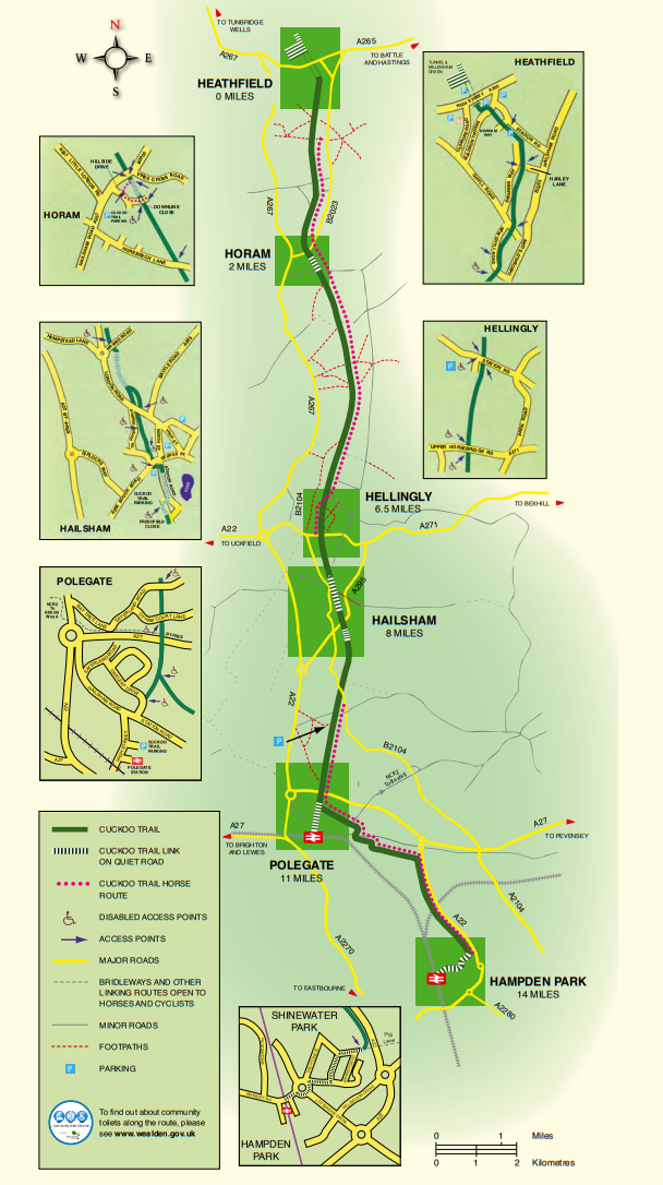 Cuckoo Trail Map