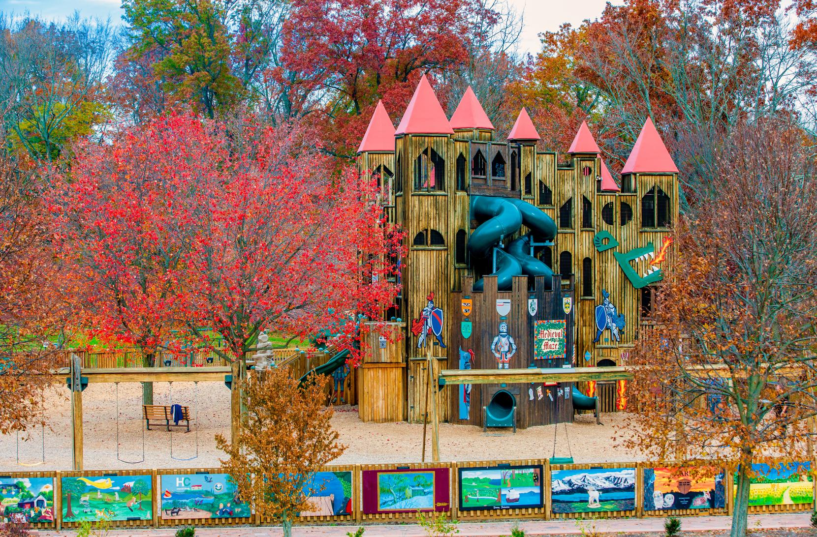 Largemouth bass trees - Playground