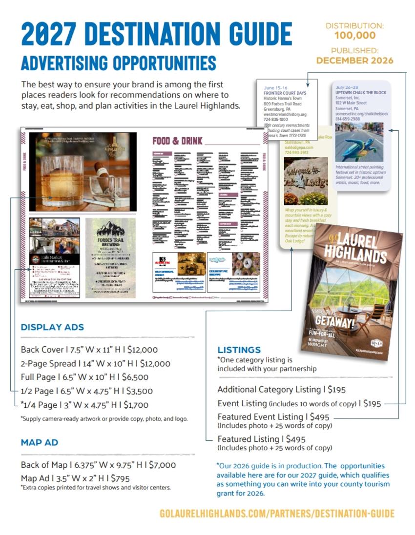 destination guide marketing opps