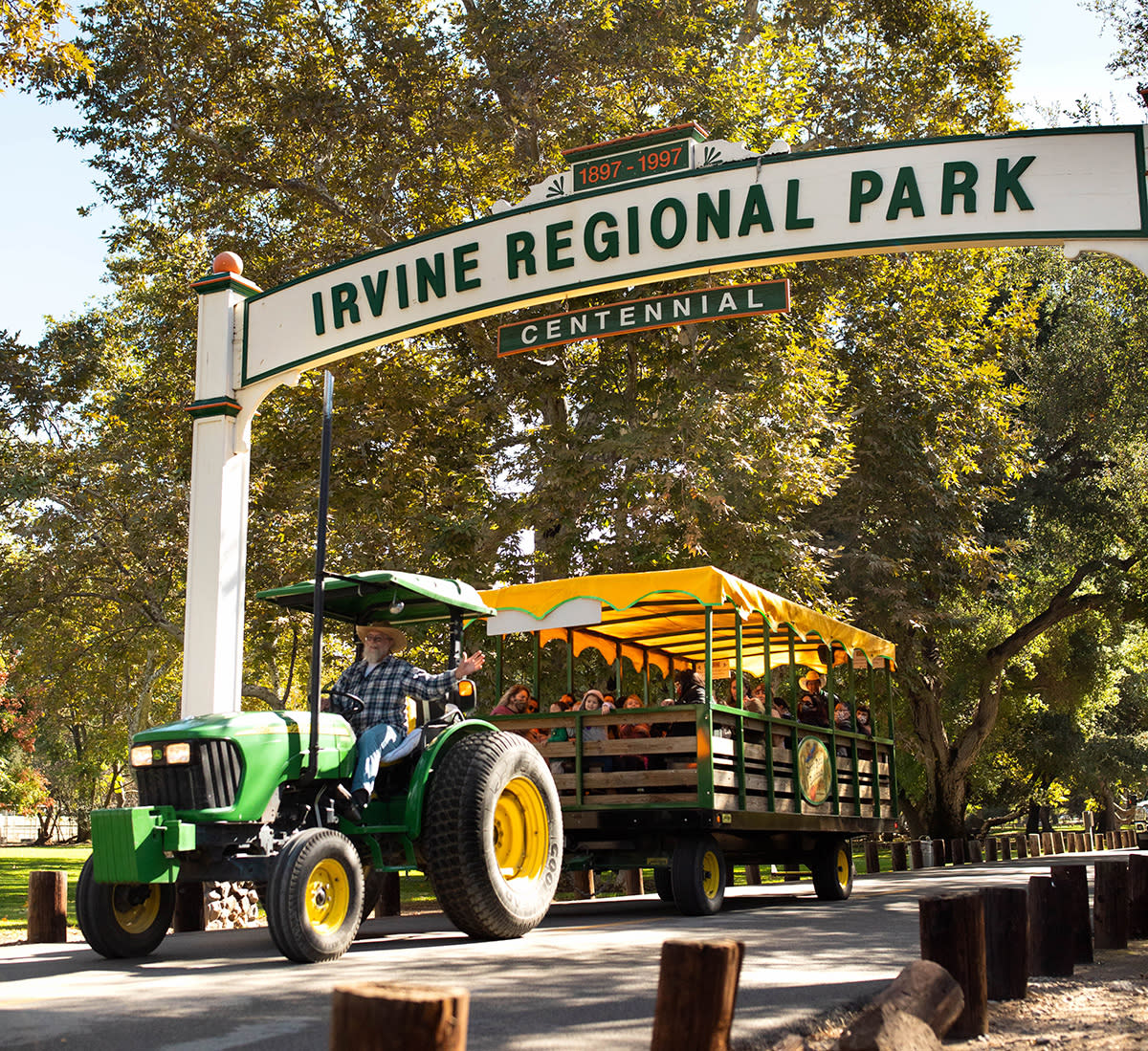 Irvine Regional Park Hay Rides & Pumpkin patches