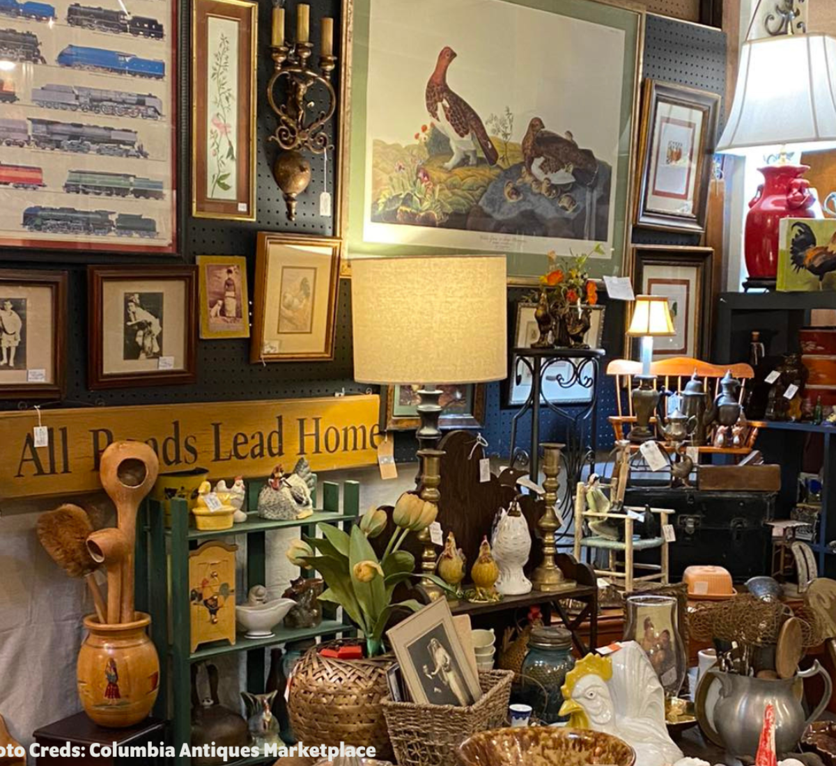 Columbia Antiques Marketplace w/ Photo Creds
