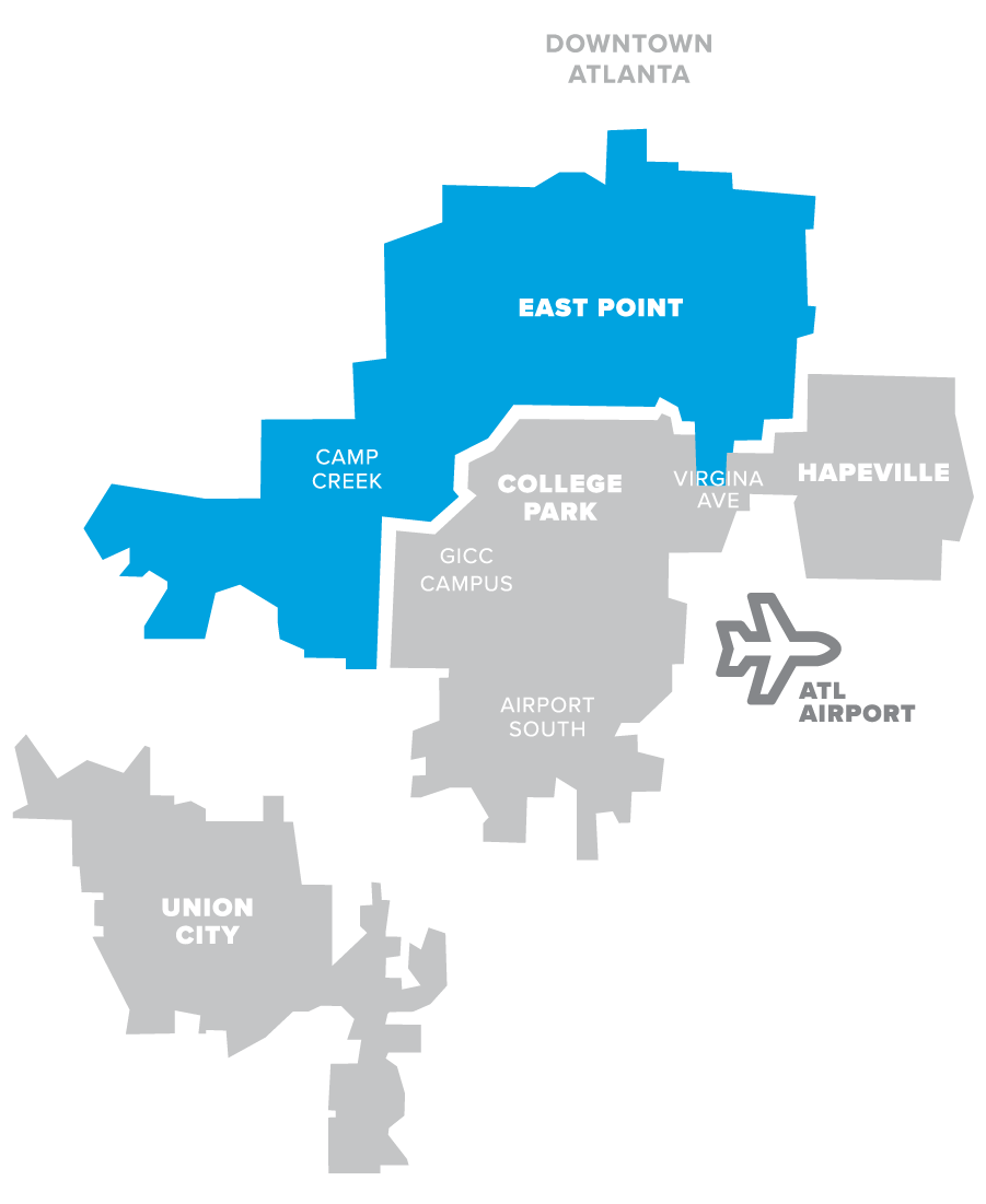 Map of East Point