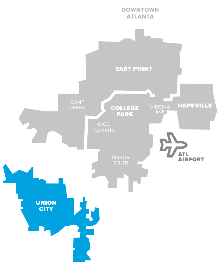 Map of Union City