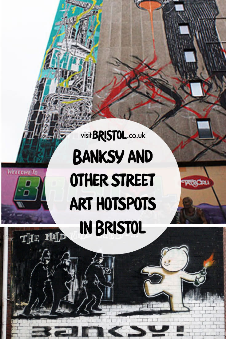 Banksy and other street art hotspots in Bristol - Pinterest