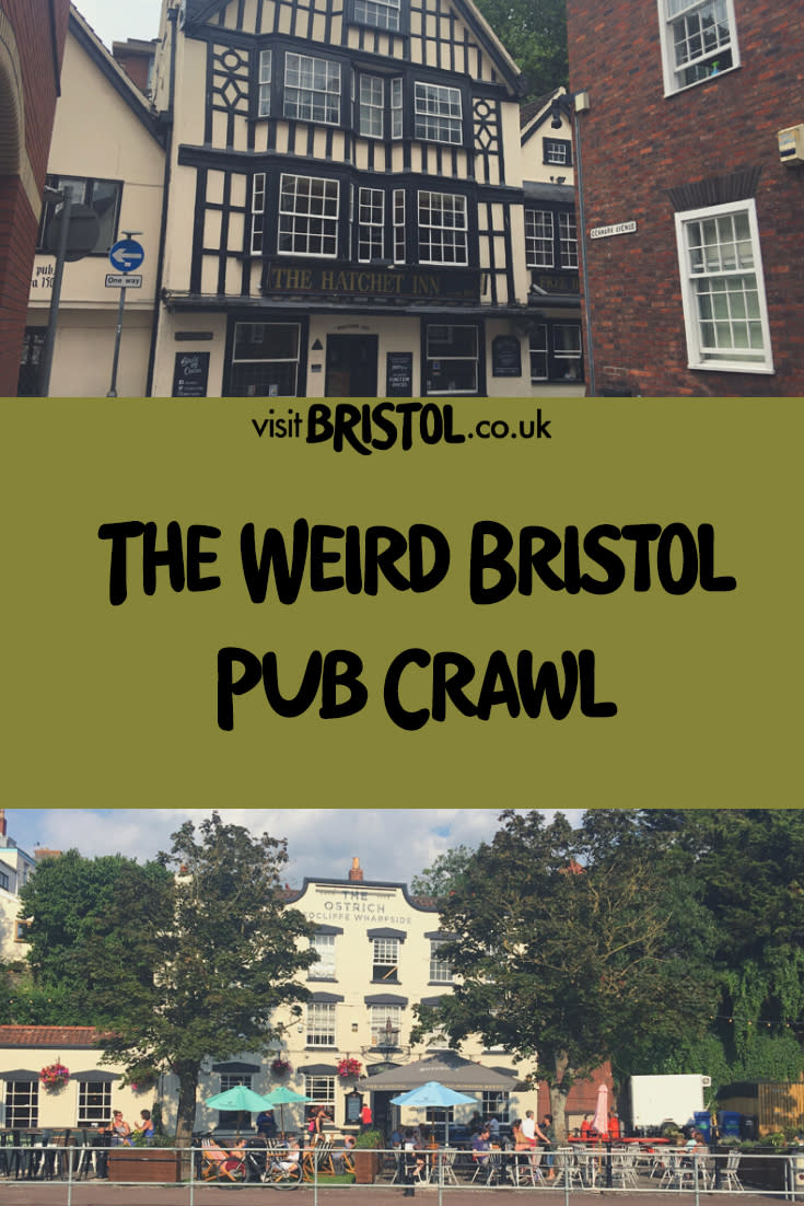Weird Bristol Pub Crawl pinterest