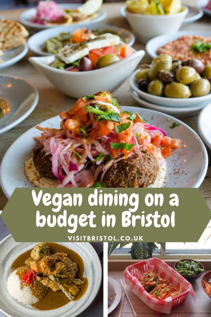 Vegan Dining on a Budget Pinterest Slide