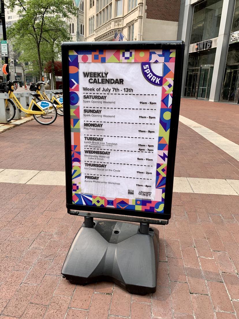 SPARK on the Circle Indianapolis programming