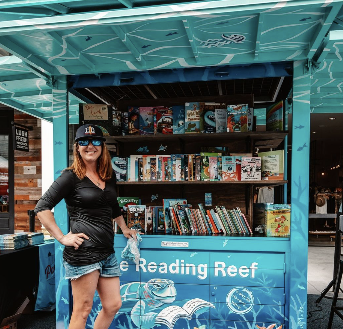 Reading Reef Kiosk at Pacific City