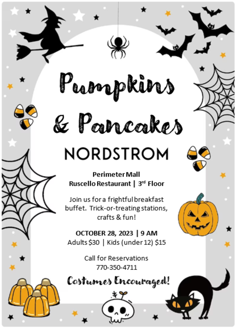 Pumpkins and Pancakes Nordstrom Ruscello