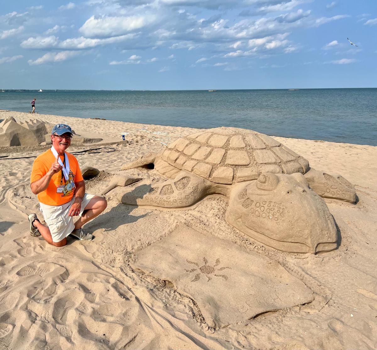 Bob May Sand Sculpting Winner