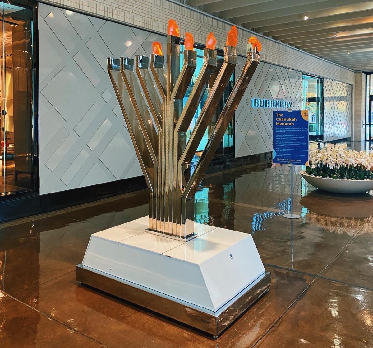 NorthPark Hanukkah Menorah