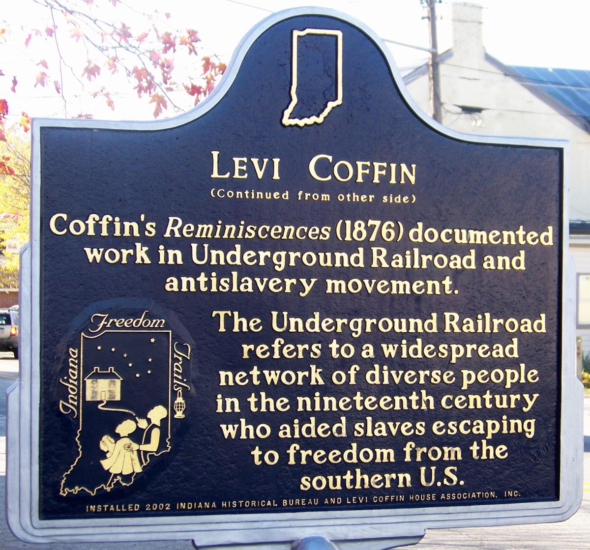 Levi & Catharine Coffin House - Wayne County