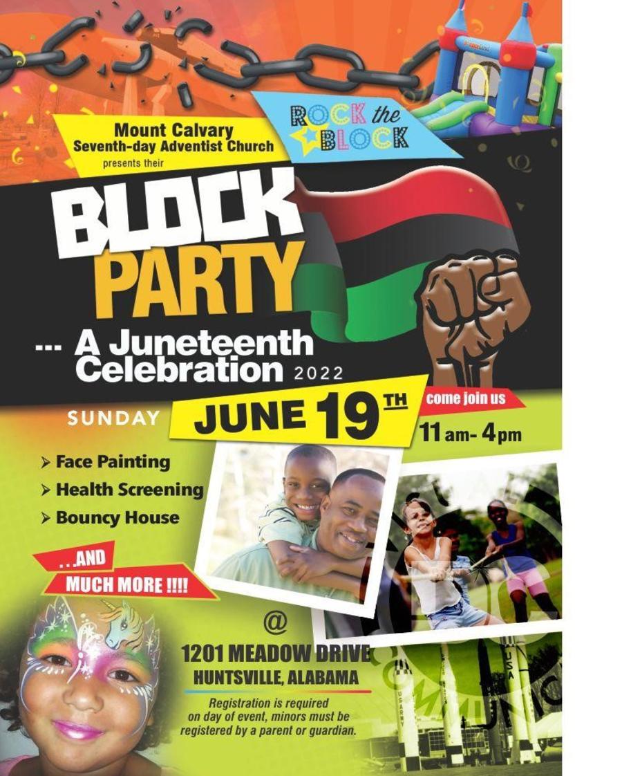 Juneteenth Block Party graphic