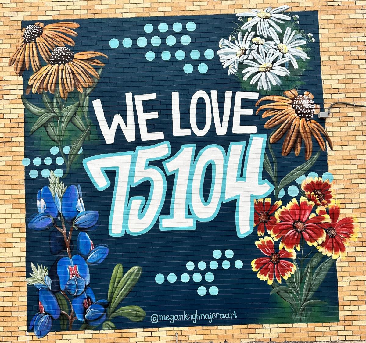 zip code mural