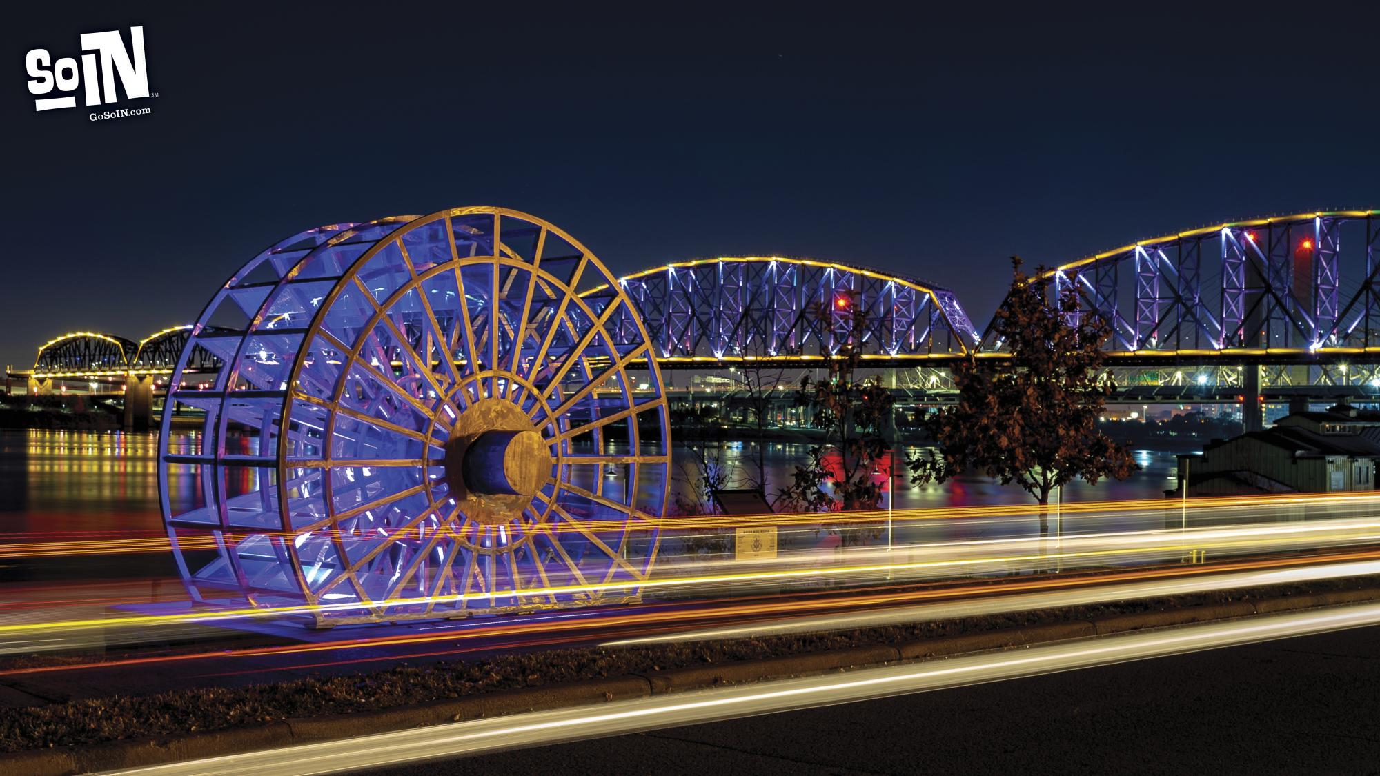 SoIN Virtual Background 5 - Paddle Wheel Art