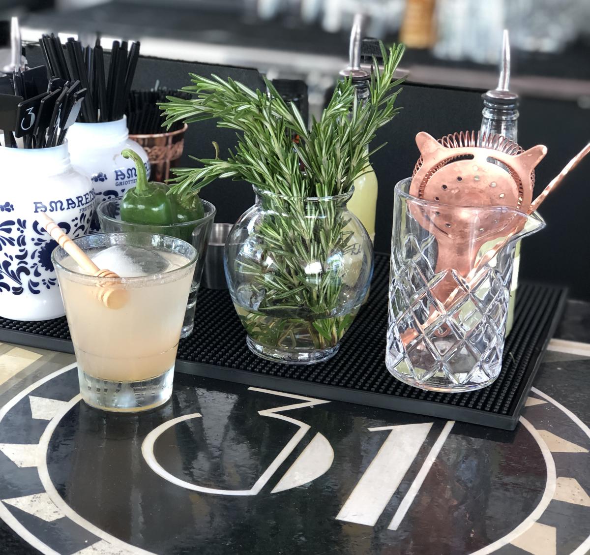 A 31 Supper Club handcrafted cocktail