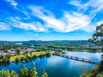 an aerial image of the Susquehanna River