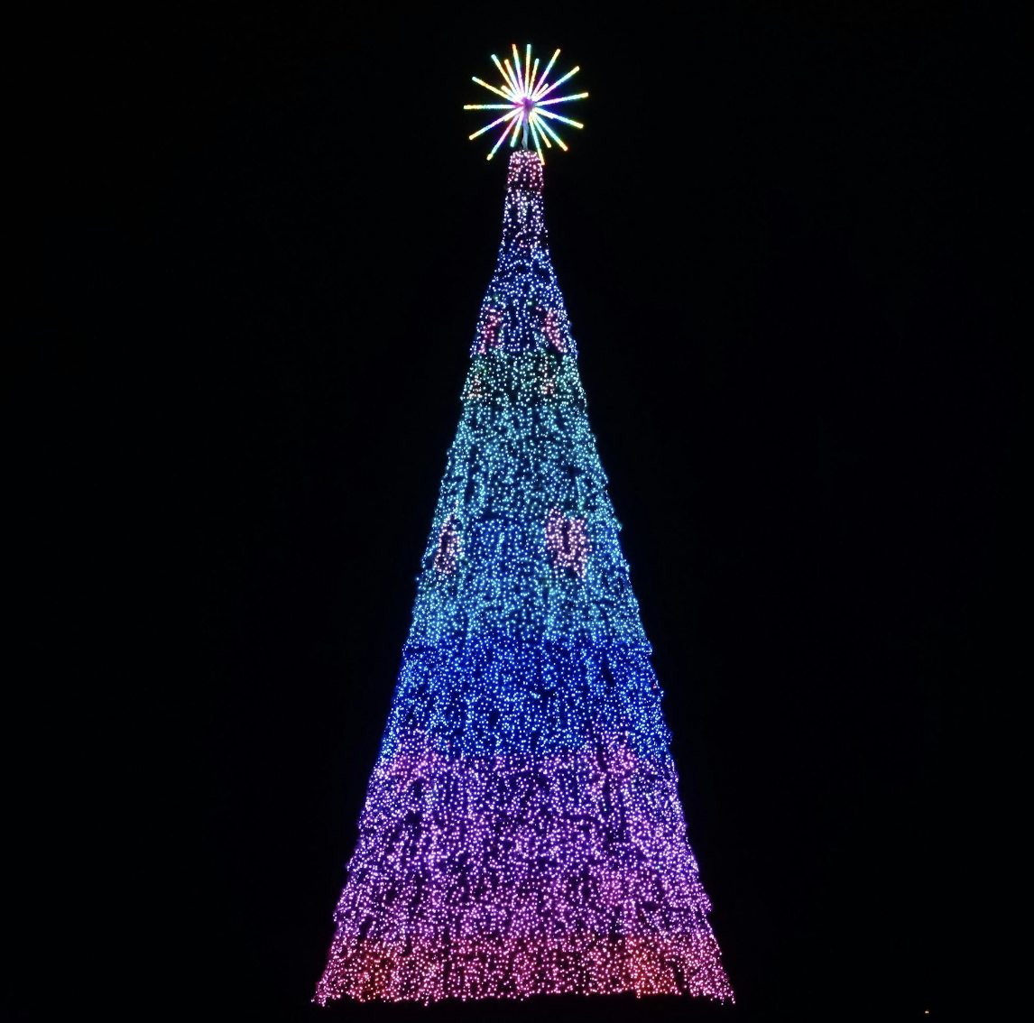 pixel christmas tree