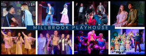 Picture of the Millbrook Playhouse Banner Season Photo with pictures from the different performances in their recent season.