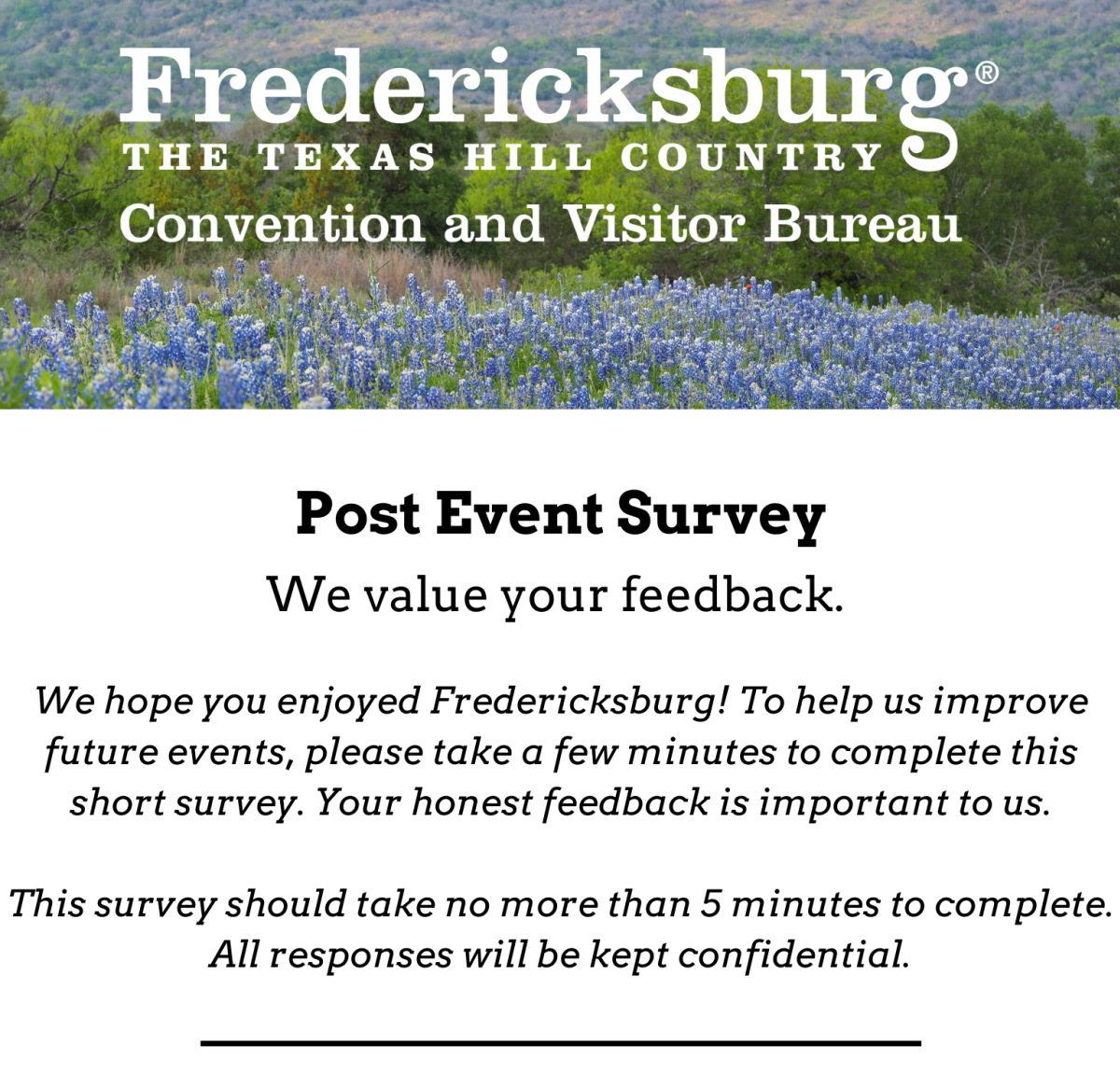 Post Event Survey