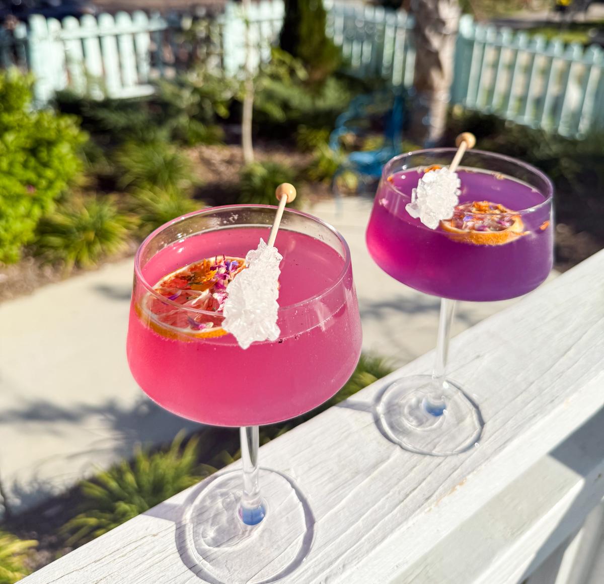 Refreshing cocktails at Tandem Coffee and Cocktails in Mandeville